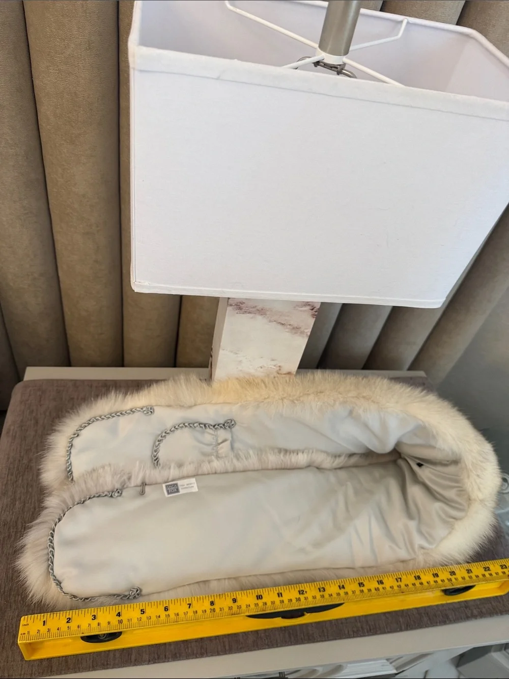 SAGA FOX FUR WRAP